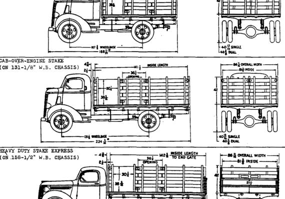 Chevrolet [10] (1939) - Шевроле - чертежи, габариты, рисунки автомобиля